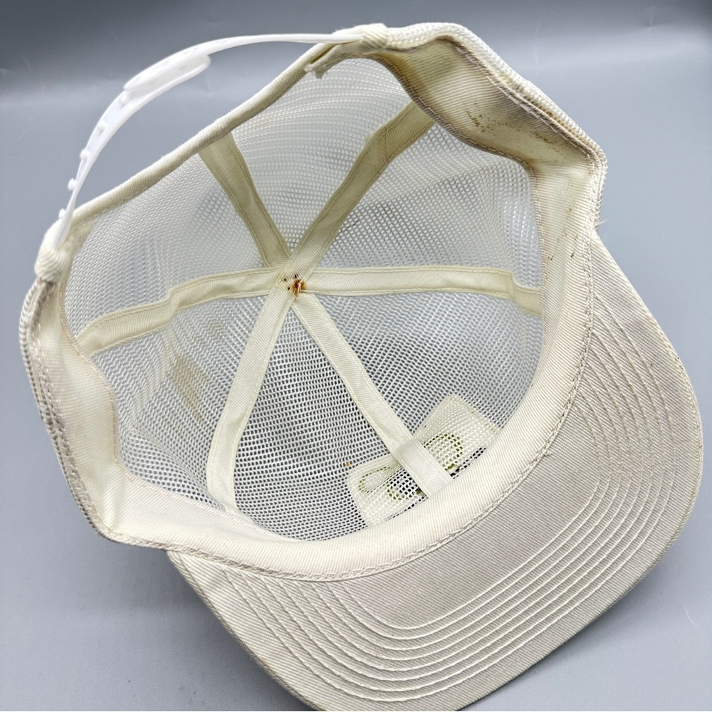 Vintage Steiger Tractors Mesh Snapback Hat White Green Logo – Farm Equipment Cap - Picture 2 of 6